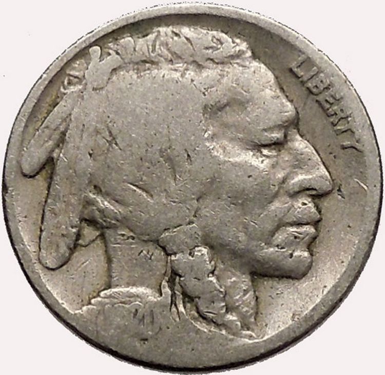 1920 BUFFALO NICKEL 5 Cents of United States of America USA Antique Coin i43584