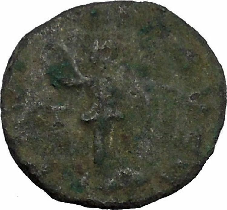 Gallienus Valerian I son Ancient RARE Roman Coin Victory Nike Cult i44836