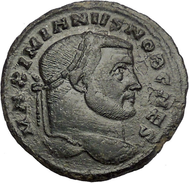 Galerius as Caesar 303AD Large Carthage mint Rare Ancient Roman Coin i46704