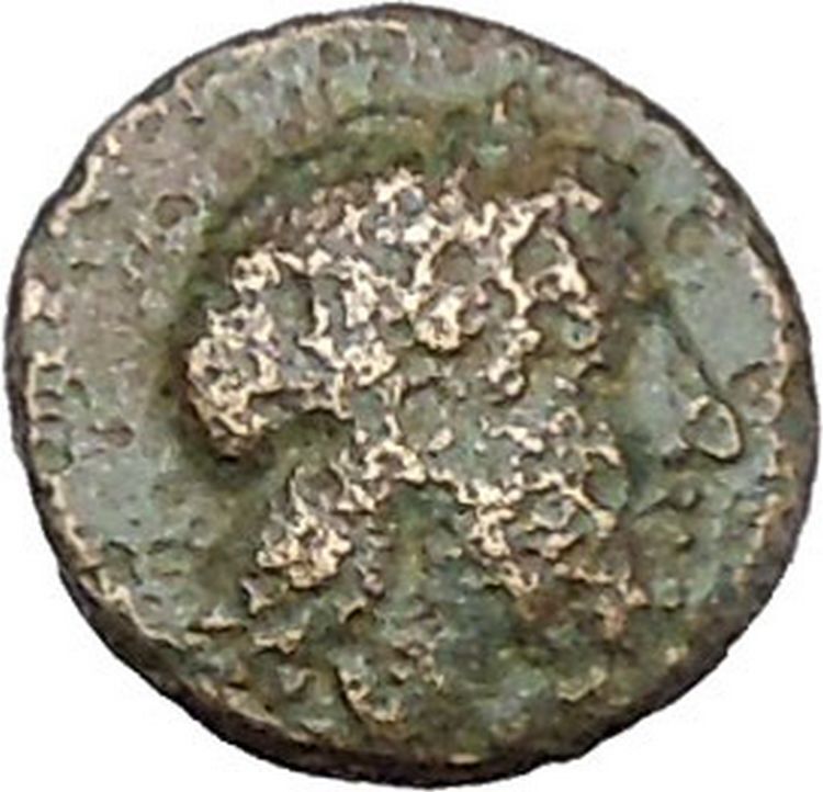 Aigai in AIOLIS 300BC APOLLO GOAT Authentic Original Ancient Greek Coin i45772