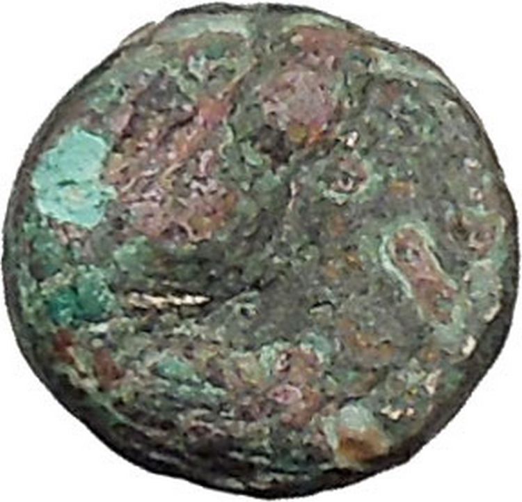 Kyme Cyme in Asia Minor 350BC Ancient Greek Coin Eagle Vase i46114