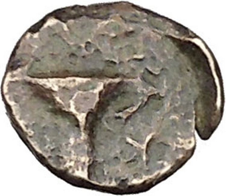 Kyme Cyme in Asia Minor 350BC Ancient Greek Coin Eagle Vase i46116