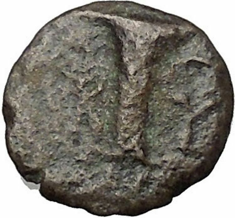 Kyme in Aeolis 350BC EAGLE & VASE on Authentic Ancient Greek Coin i48071