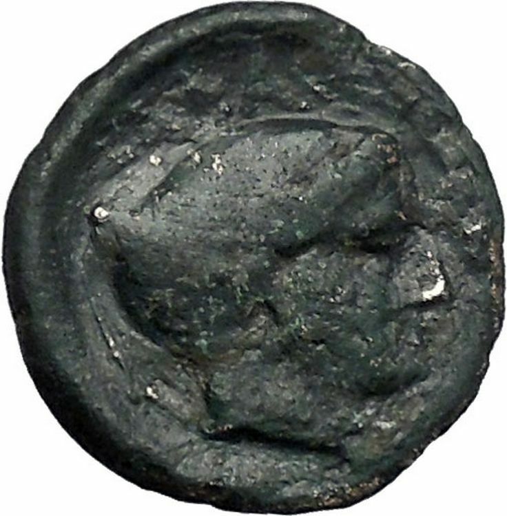 PHALANNA in THESSALY 350BC Ares Nymph Authentic Ancient Greek Coin i49210