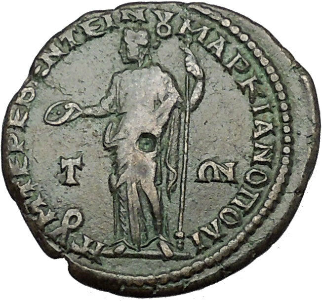 SEVERUS ALEXANDER 222AD Marcianopolis Demeter Original Ancient Roman Coin i50985