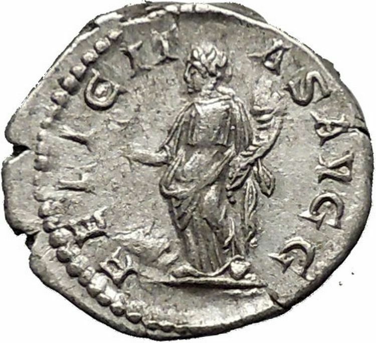 CARACALLA 201AD Silver Ancient Roman Coin Felicitas Good luck Cult i51143