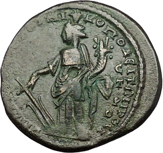 GORDIAN III 238AD Nicopolis ad Istrum TYCHE VIRGO Ancient Roman Coin i50994