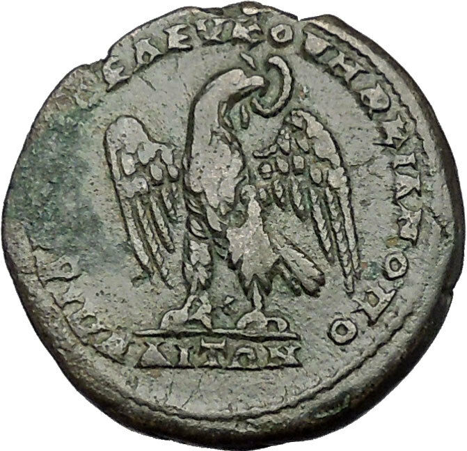 ELAGABALUS 218AD Marcianopolis EAGLE of ROMAN Empire Ancient Coin i50989