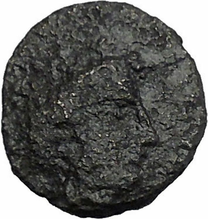 Histiaia in Euboia 338BC Nymph & Cow Genuine Authentic Ancient Greek Coin i50356