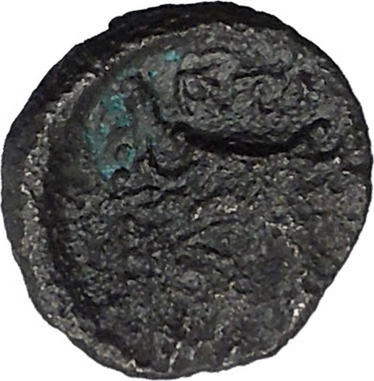 Histiaia in Euboia 338BC Nymph & Cow Genuine Authentic Ancient Greek Coin i50356