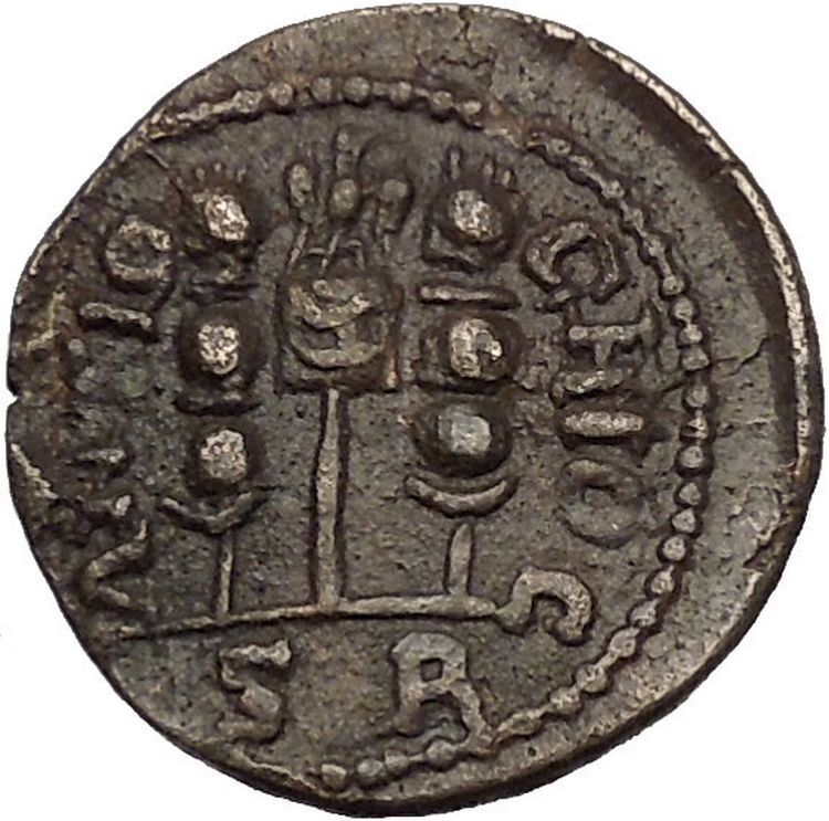 VALERIAN I Senior 253AD Antioch in Pisidia Legionary Eagle Roman Coin i53245