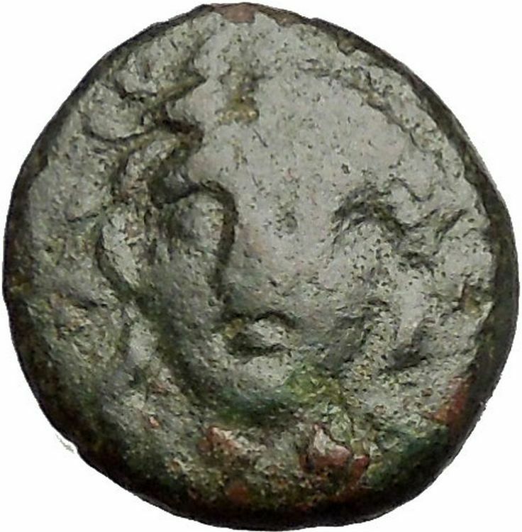 Antiochos II Theos 261BC Seleukid King RARE R3 Apollo Tripod Greek Coin i52584