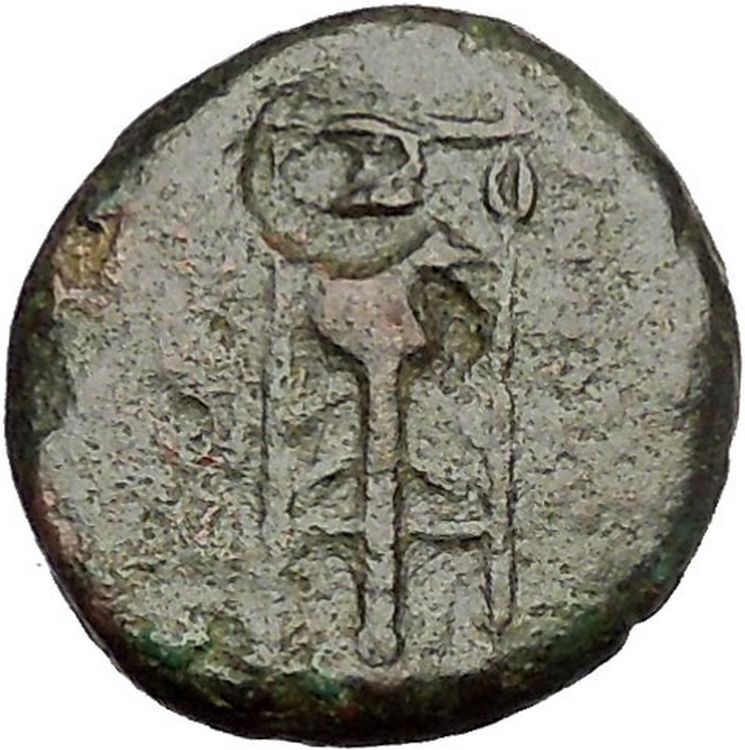 Antiochos II Theos 261BC Seleukid King RARE R3 Apollo Tripod Greek Coin i52584