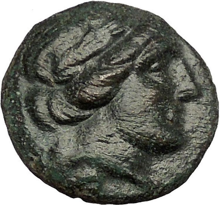 LARISSA in THESSALY for THESSALIAN LEAGUE 2CenBC Athena Apollo Greek Coin i53933