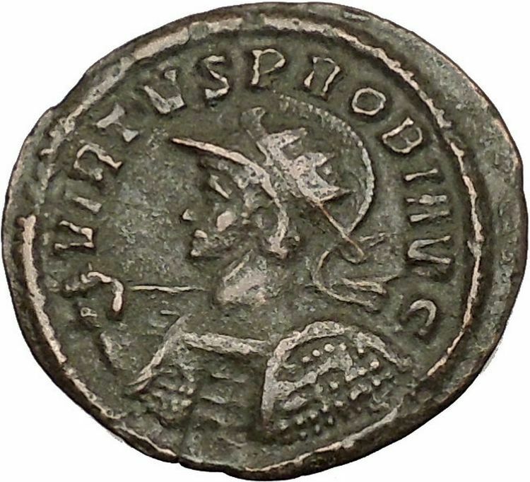 PROBUS "VIRTVS" Rare Ancient Roman Coin Ticinum mint Security Cult i53432