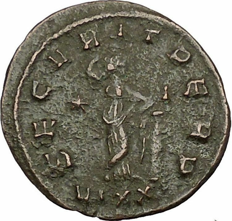 PROBUS "VIRTVS" Rare Ancient Roman Coin Ticinum mint Security Cult i53432