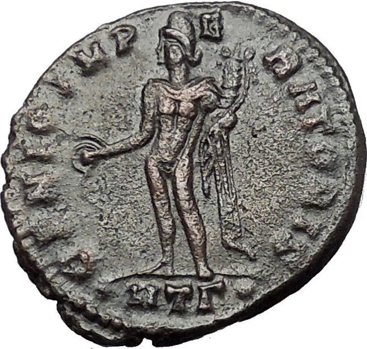 Galerius 308AD Large Rare Authentic Ancient Roman Coin Genius Cult i54464