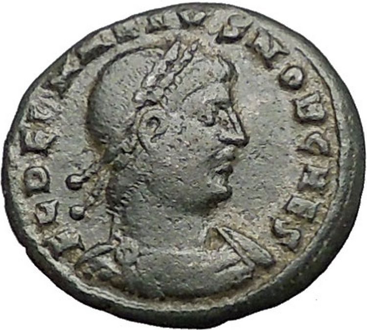 DELMATIUS Dalmatius 335AD Roman Caesar Ancient Coin Soldiers Legions i55681