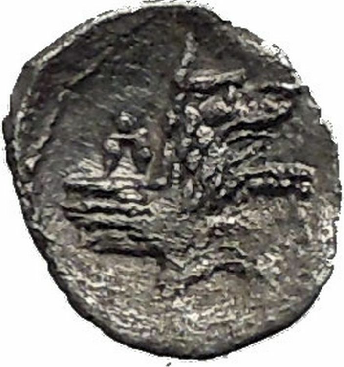 LARANDA in LYCAONIA 324BC Baaltars Wolf Genuine Ancient Silver Greek Coin i55728