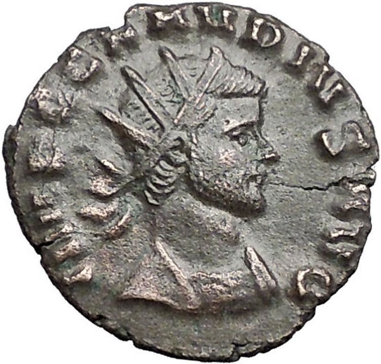 Claudius II Gothicus 268AD Ancient Roman Coin Ares Mars War God Cult i55867