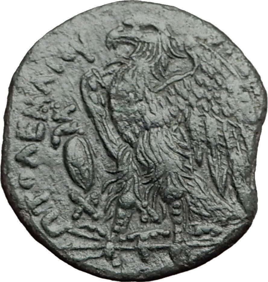 PTOLEMY II Philadelphos 274BC Eagle Zeus Alexandria Egypt Greek Coin i57891