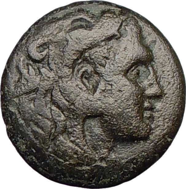 PHILIP V Macedonia King 221BC HERCULES Goats RARE R1 Ancient Greek Coin i21998