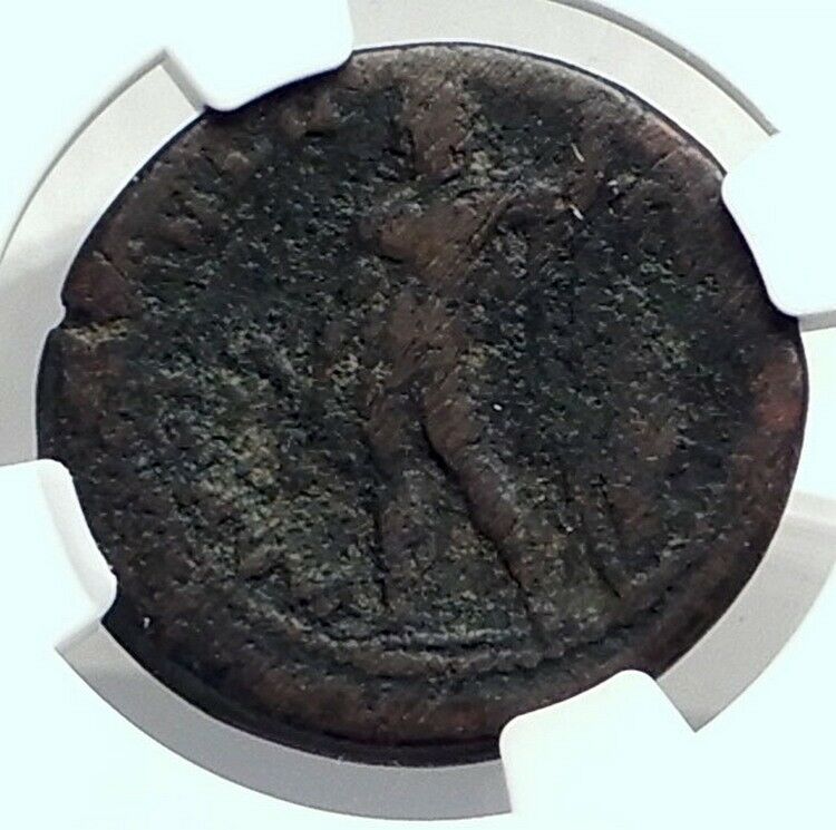 MESSANA SICILY under MAMERTINI 208BC Rare R1 Apollo Warrior Greek Coin i77292