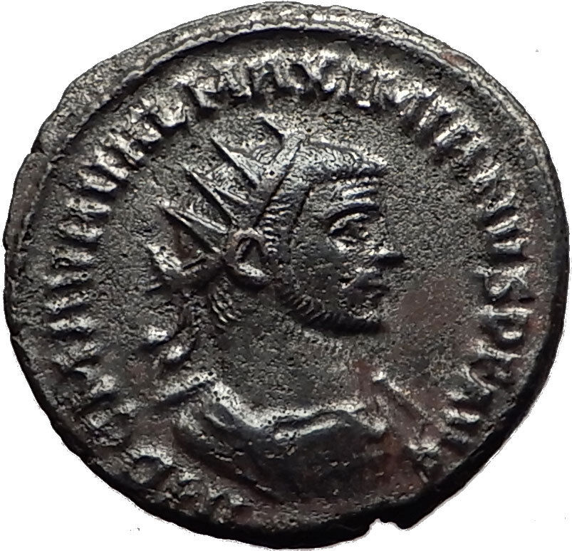 Maximian 285AD Antioch Authentic Ancient Roman Coin Hercules Jupiter i59014