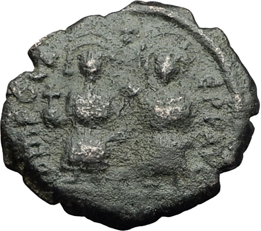 PHOCAS and Empress LEONTINA 602AD Constantinople Ancient Byzantine Coin i59413