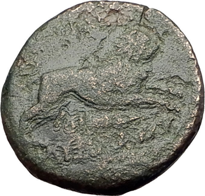 LYSIMACHOS 323BC Authentic Ancient Greek Coin ALEXANDER the GREAT & LION i62373