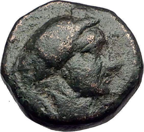 SARDES in Lydia 133BC Authentic Ancient Greek Coin APOLLO & HERCULES CLUB i62396