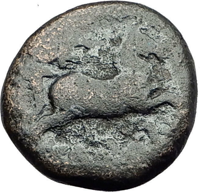 LARISSA Thessaly Ancient Greek Coin for THESSALIAN LEAGUE - ATHENA HORSE i62827