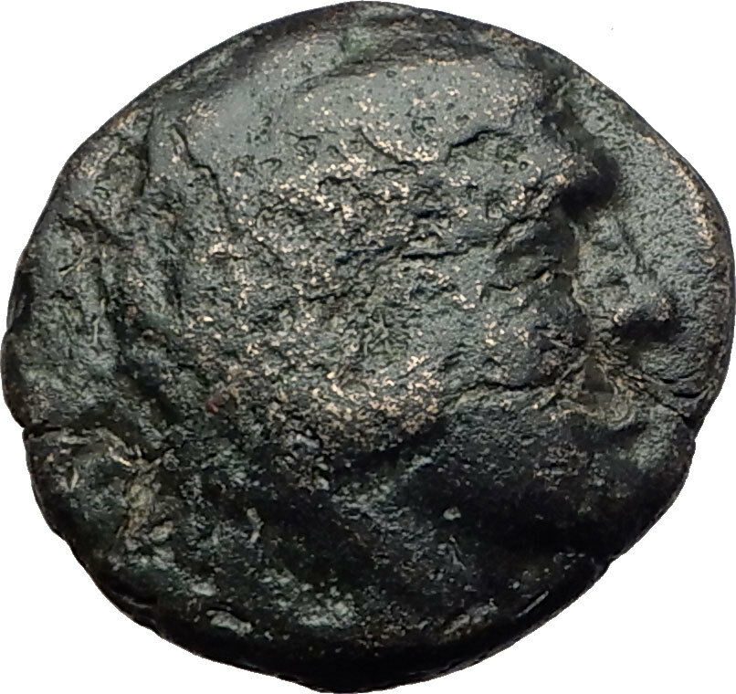 PHILIP V Macedonia King 221BC RARE R1 Ancient Greek Coin HERCULES GOATS i63157