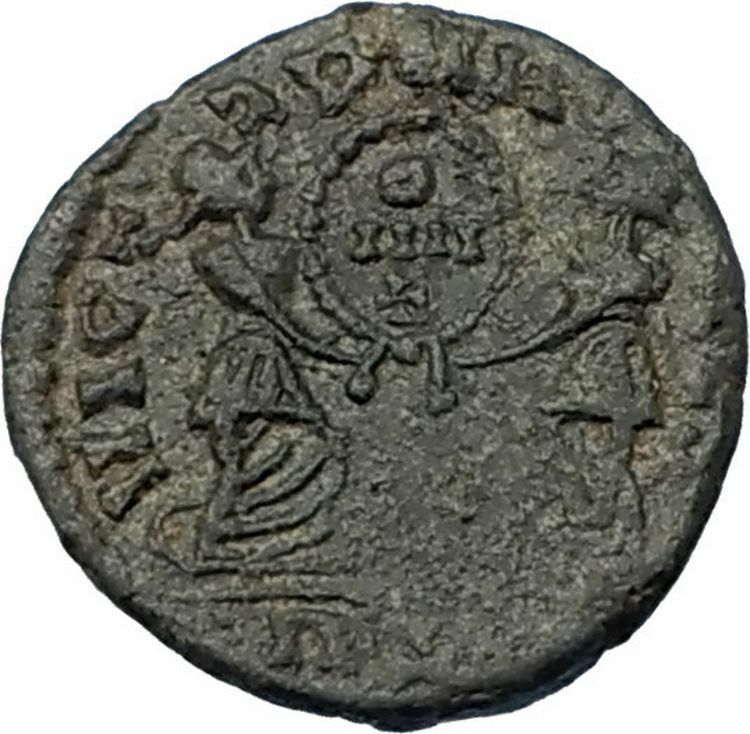 MAGNENTIUS 350AD Very Rare Half Centenionalis Lugdunum Ancient Roman Coin i65619