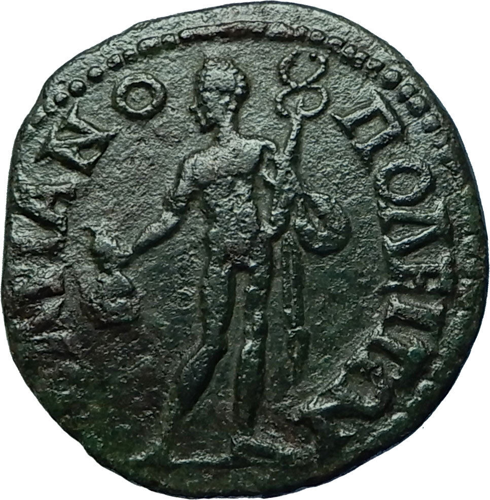 GORDIAN III Ancient 238AD Hadrianopolis Thrace Roman Coin HERMES w Money i66543