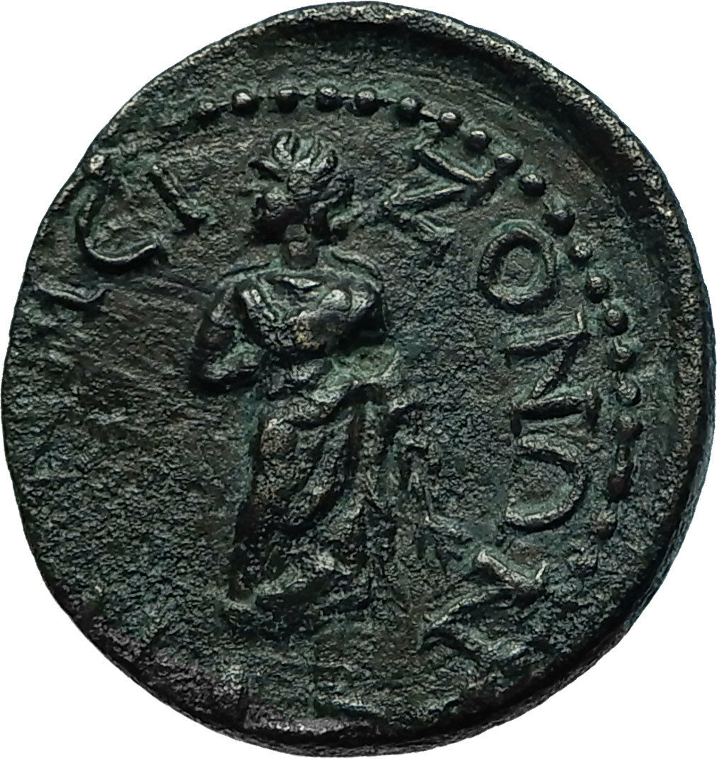 TERMESSOS MAJOR in PISIDIA 2-3CenAD HERMES & ASCLEPIUS Ancient Greek Coin i66540