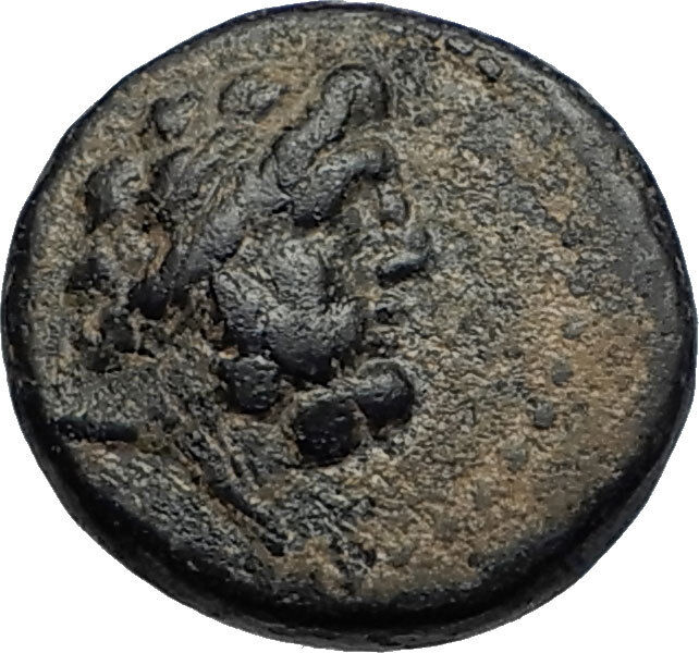 ARADOS in PHOENICIA Authentic Ancient 206BC Greek Coin w ZEUS & GALLEY i67491