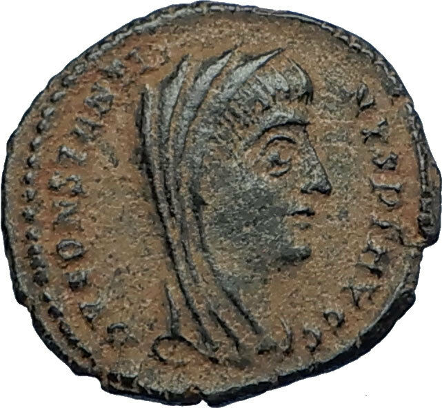 Divus Saint CONSTANTINE I the GREAT 347AD Authentic Ancient Roman Coin i68038