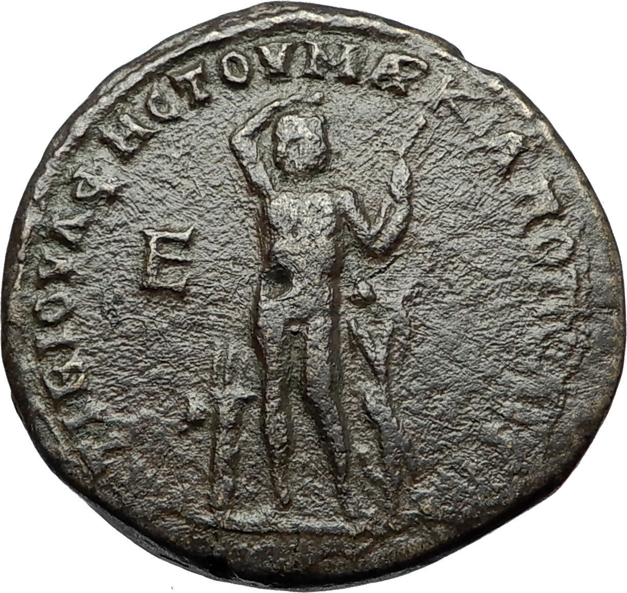 SEVERUS ALEXANDER & JULIA MAESA Ancient Marcianopolis Roman Coin w APOLLO i71120