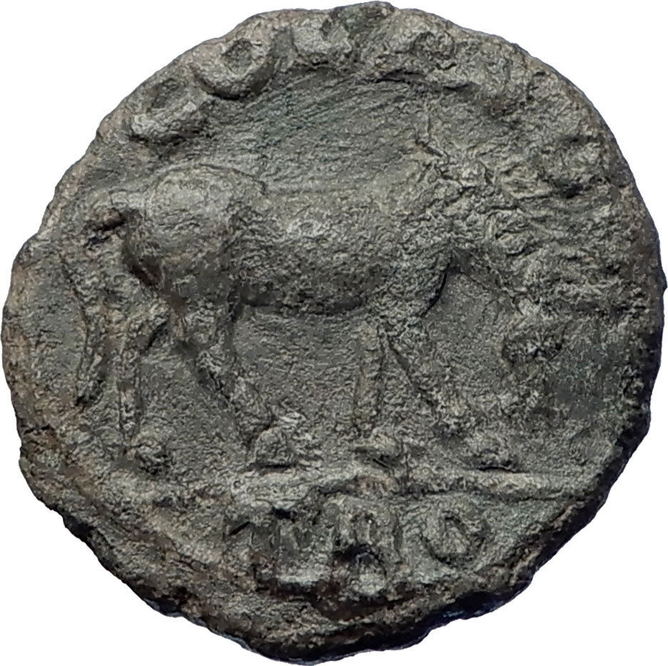 GALLIENUS son of Valerian I Horse Alexandria Troas Ancient Roman Coin i73929