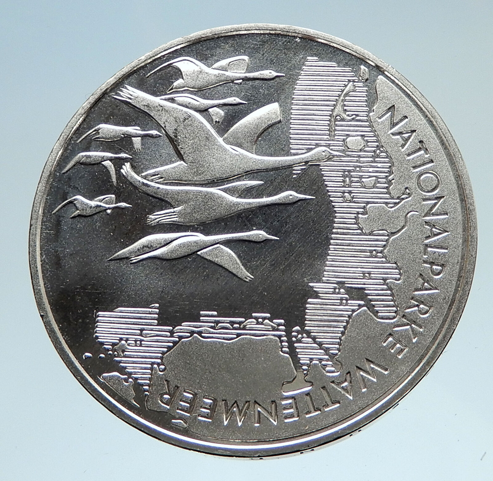 2004 GERMANY Wattenmeer National Park Genuine Silver German 10 Euro Coin i75134