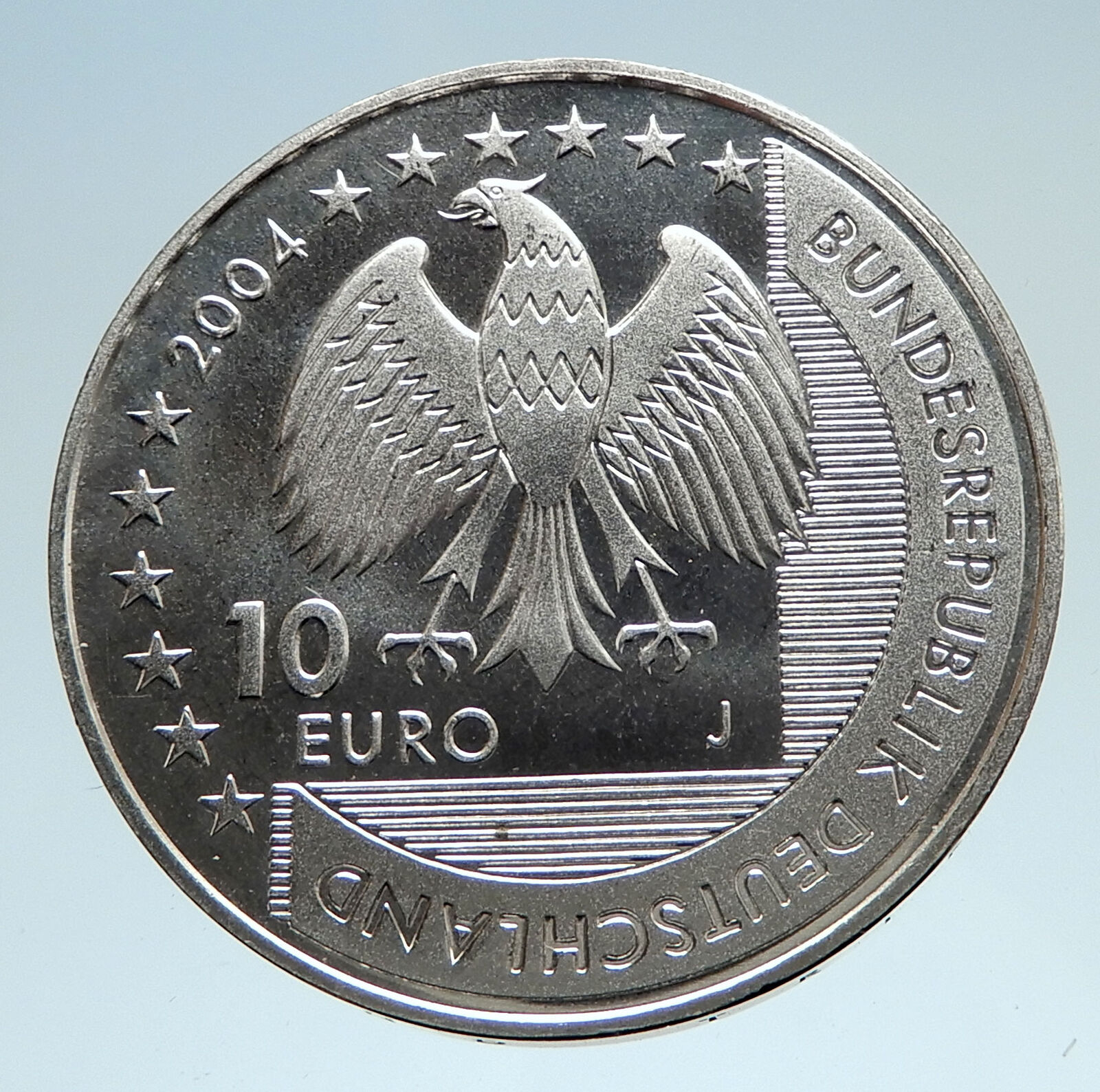 2004 GERMANY Wattenmeer National Park Genuine Silver German 10 Euro Coin i75134