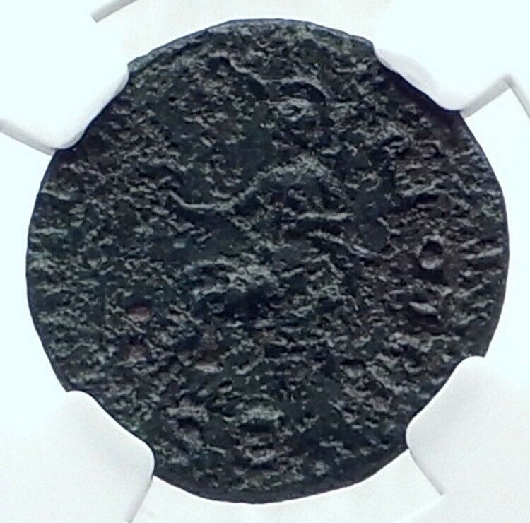 NERO Authentic Ancient 66AD Lugdunum Lyons Genuine Roman Coin ROMA NGC i77654