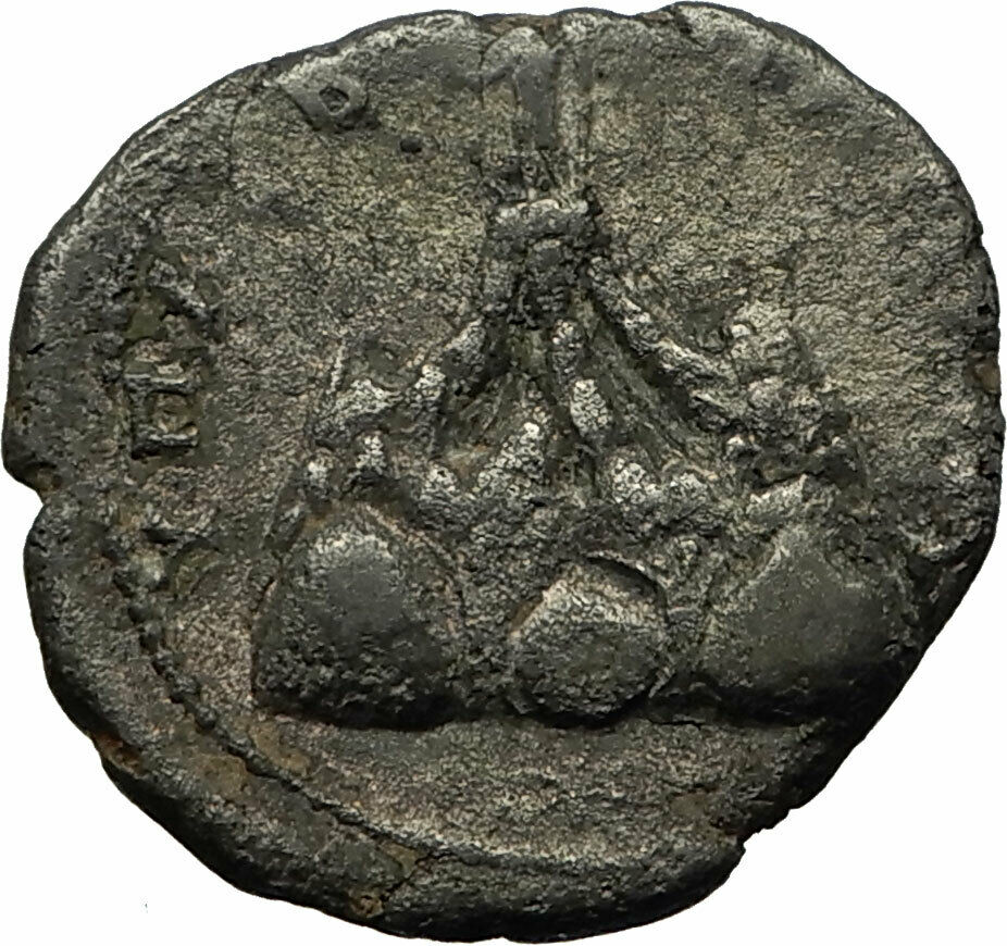 ANTONINUS PIUS Authentic Ancient 139AD Caesarea Cappadocia Roman Coin i77104