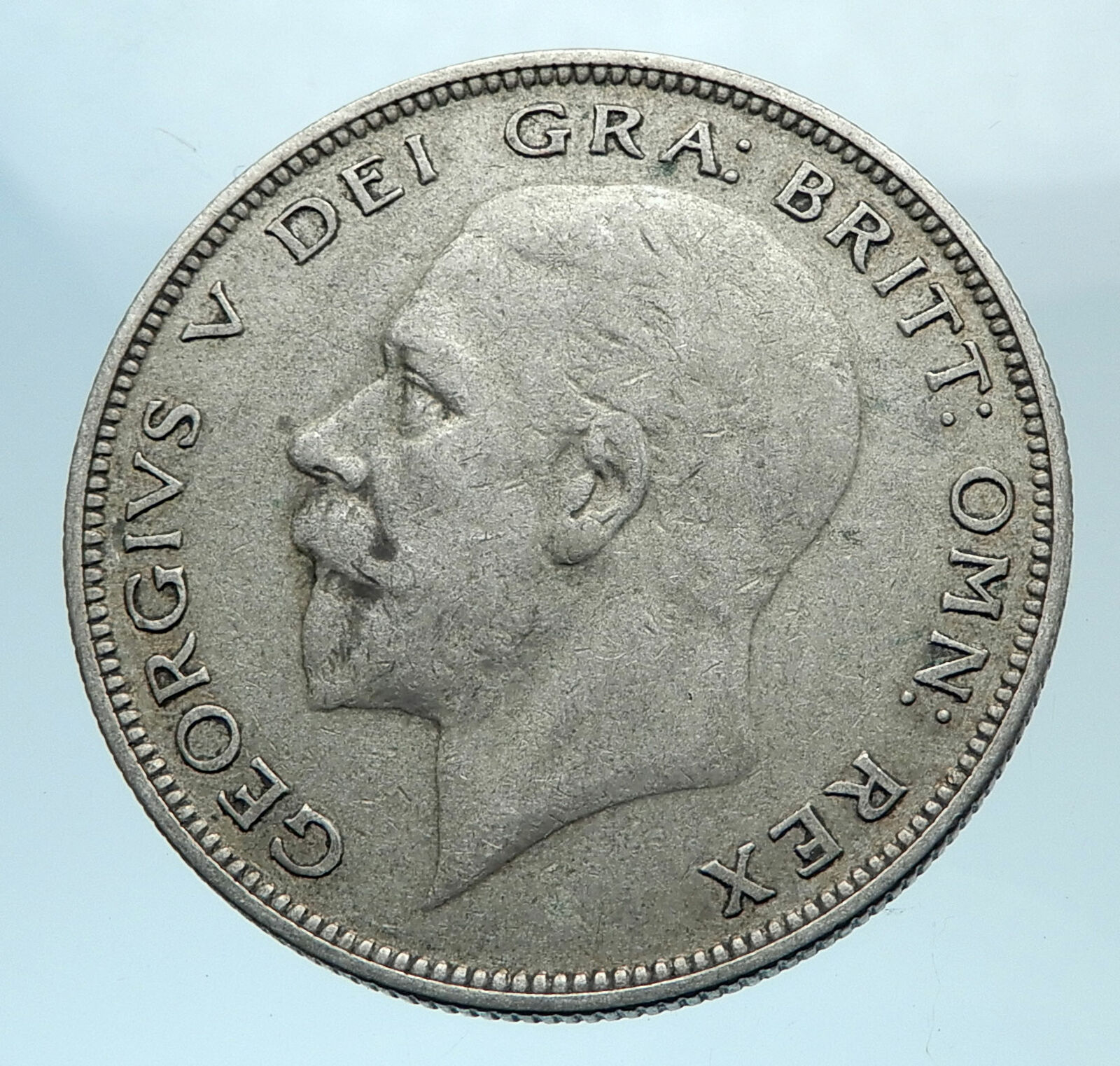 1936 Great Britain United Kingdom UK King GEORGE V Silver Half Crown Coin i78165