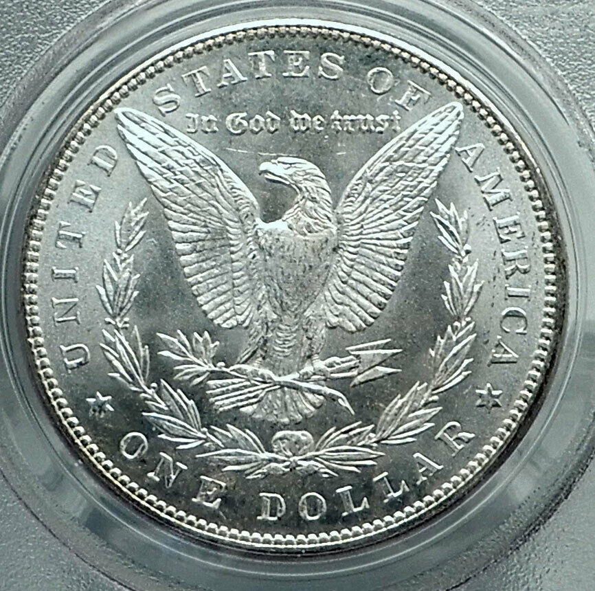 1887 UNITED STATES of America SILVER Morgan US Dollar Coin EAGLE PCGS MS i78482