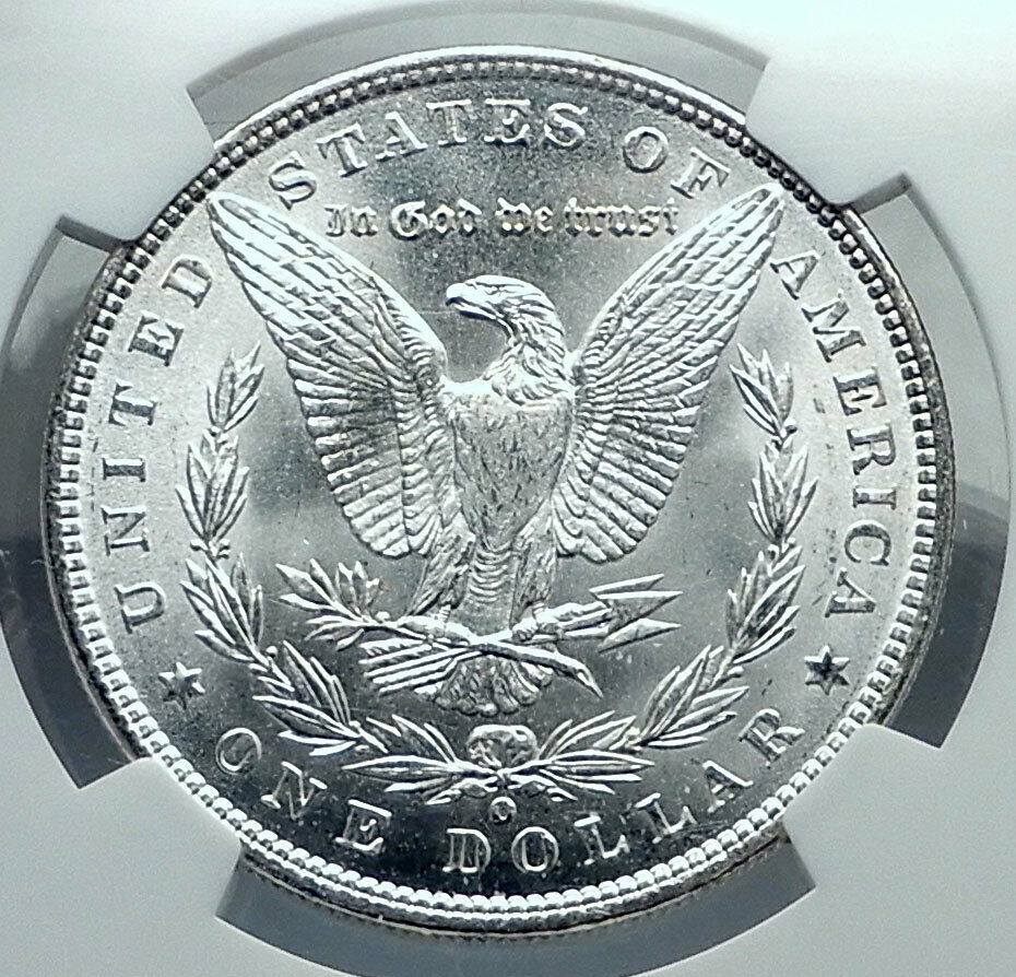 1900 O UNITED STATES of America SILVER Morgan US Dollar Coin EAGLE NGC MS i78491