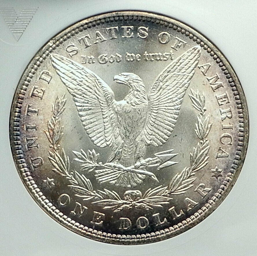 1885 UNITED STATES of America SILVER Morgan US Dollar Coin EAGLE PCGS MS i78486