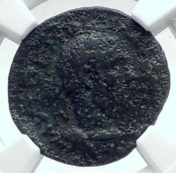 MACRINUS & DIADUMENIAN Authentic Ancient 217AD Antioch Roman Coin NGC i77641