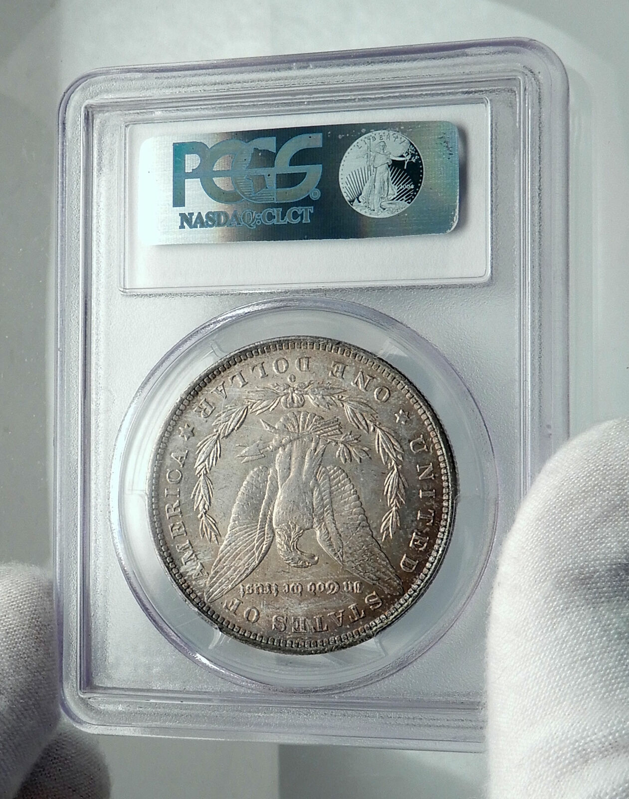 1884 UNITED STATES of America SILVER Morgan US Dollar Coin EAGLE PCGS MS i78878